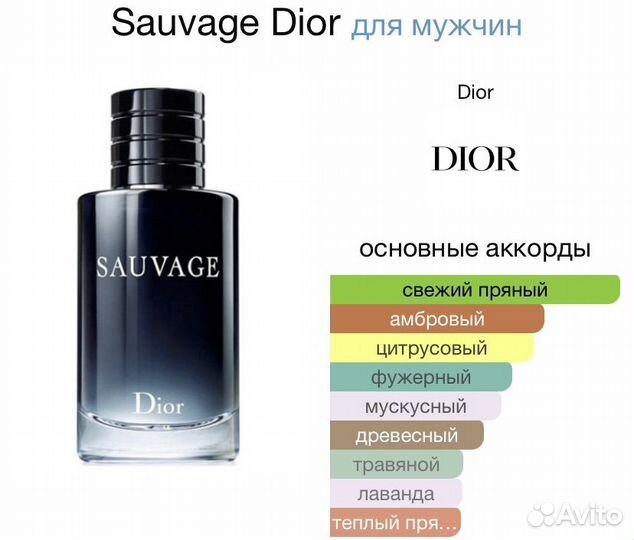 Туалетная вода Dior Sauvage