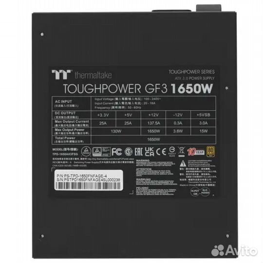 Блок питания Thermaltake Toughpower GF3 515312