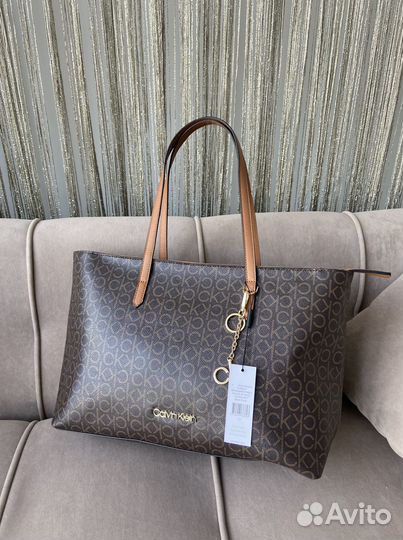 Сумка женская Calvin Klein Monogram Shopper Bag оригинал