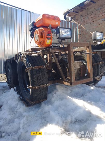 Самодельный гусеничный трактор