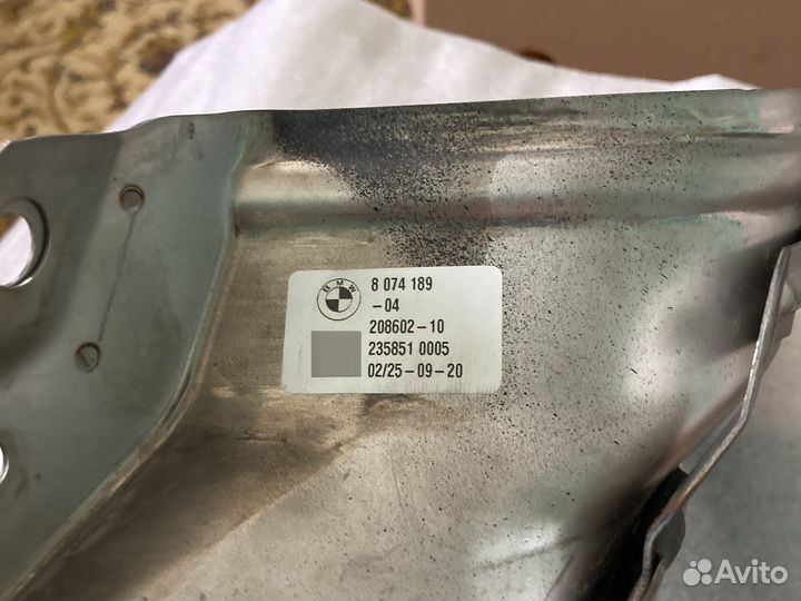 Накладки выхлопной трубы bmw x6 G06