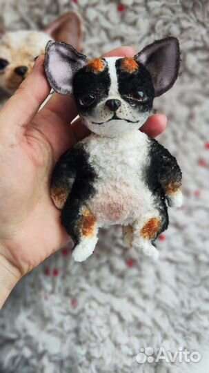 Тедди собака ручная работа