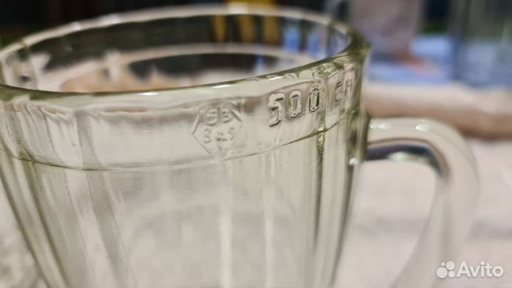 Кружка пивная 0.5л СССР 3 шт