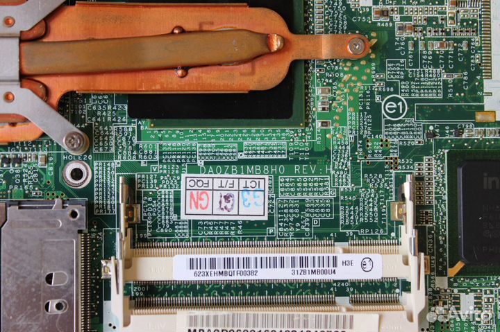 Экран, материнская плата ноутбук Acer Aspiere 5670