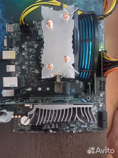 Связка MSI PRO h610m-e+intel core i3 12100f+16gb