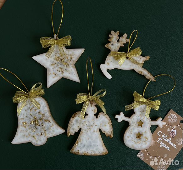 Елочные игрушки ручной работы подарок