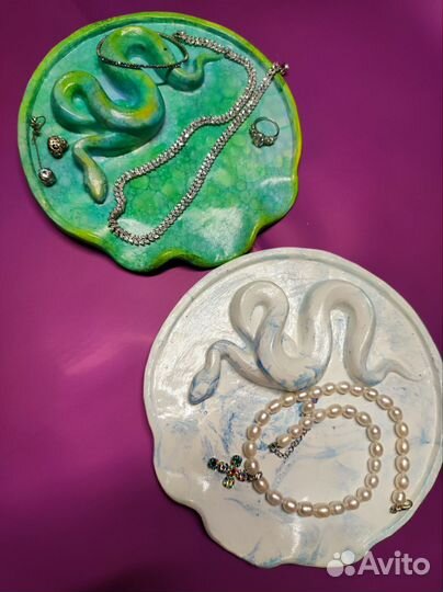 Поднос из гипса подарок