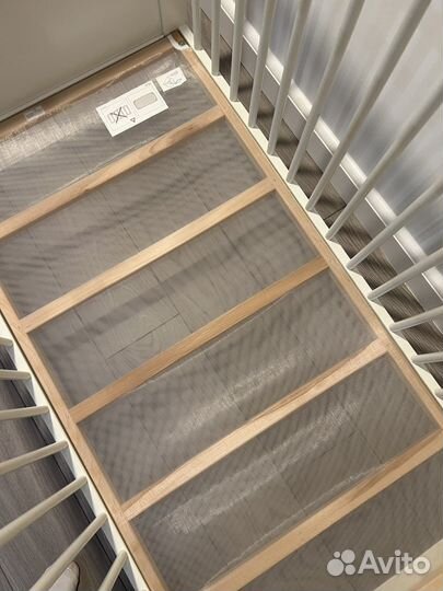 Детская кроватка IKEA + матрас vyssa