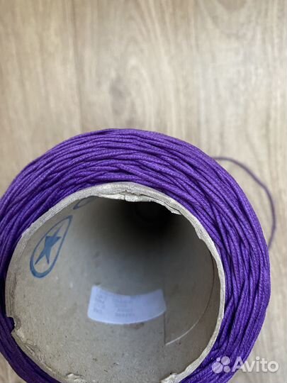 Пряжа сиреневая Италия состав хлопок шелк