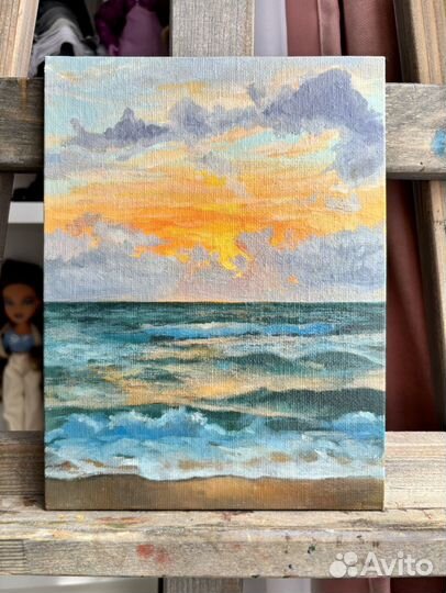 Картина. Морской пейзаж