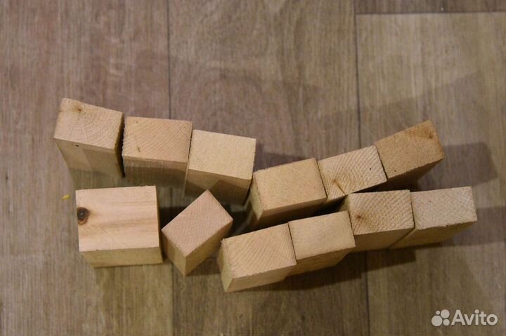 Деревянные бруски из липы для творчества