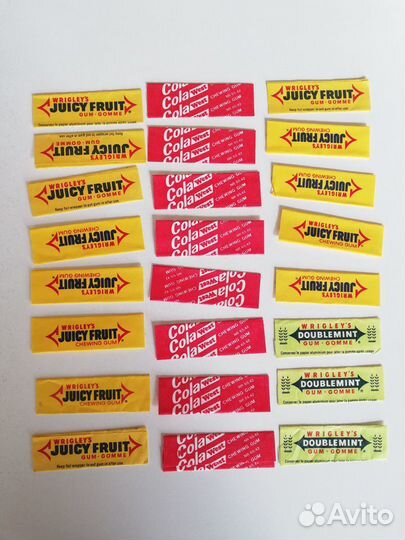 Вкладыши от жвачек 90-х