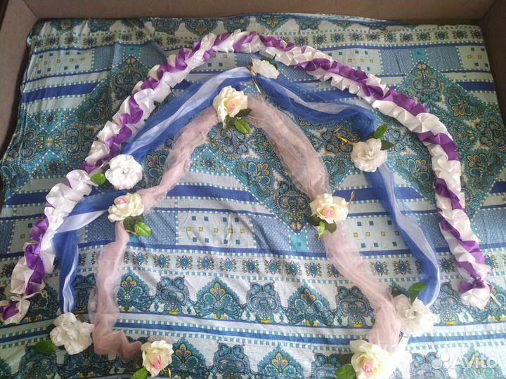 Свадебные ленты на автомобиль