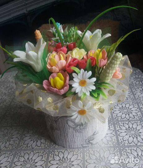 Букеты из мыла