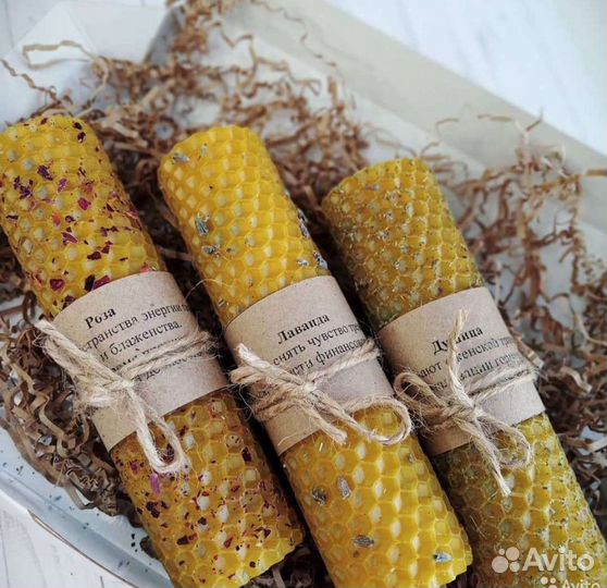 Свечи из натуральной вощины