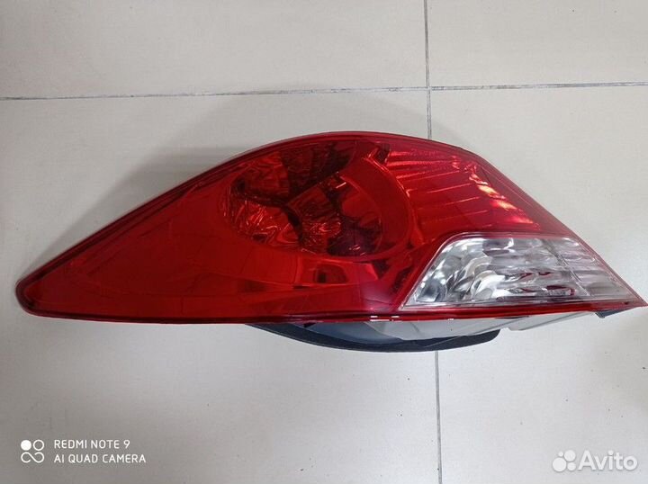 Фонарь задний левый Hyundai Solaris
