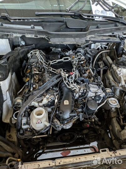 Mercedes Замена цепи грм OM642