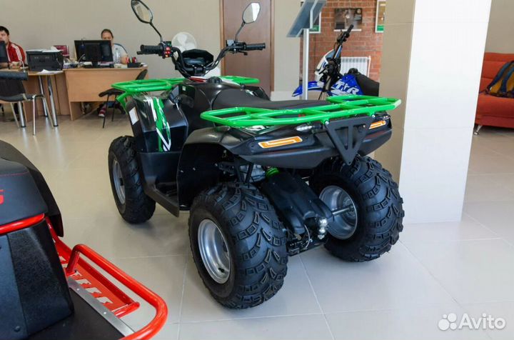 Квадроцикл Ирбис ATV 200 зеленый