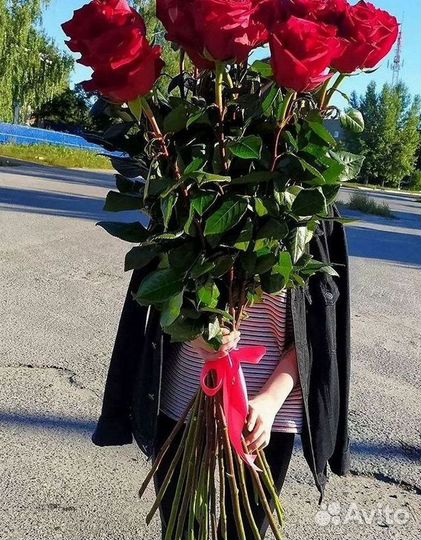 Высокие розы 150 160 170 180 190см доставка Москва