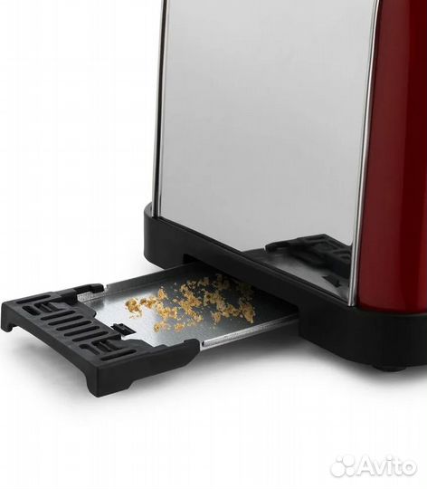 Тостер Kitfort кт-2014-3, 850 Вт, красный