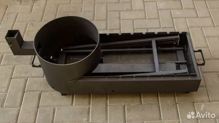 Мангал с подказанником и дымоходом на 3мм