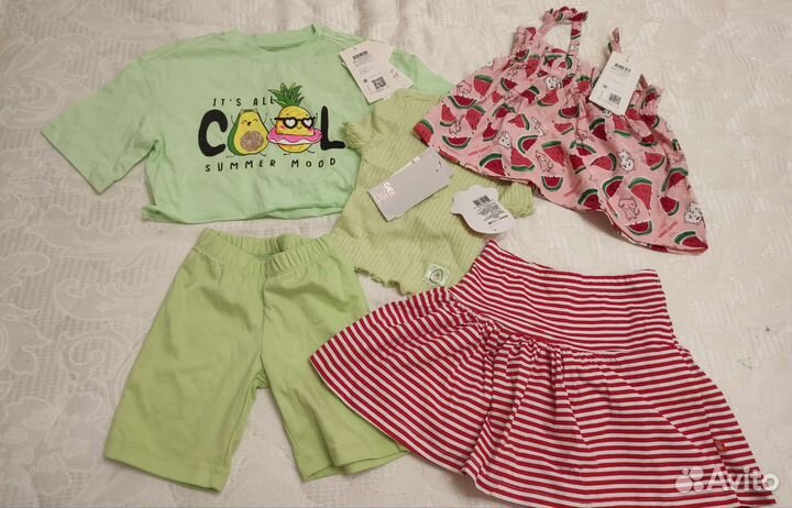 Детские вещи пакетом на девочку 116 новые