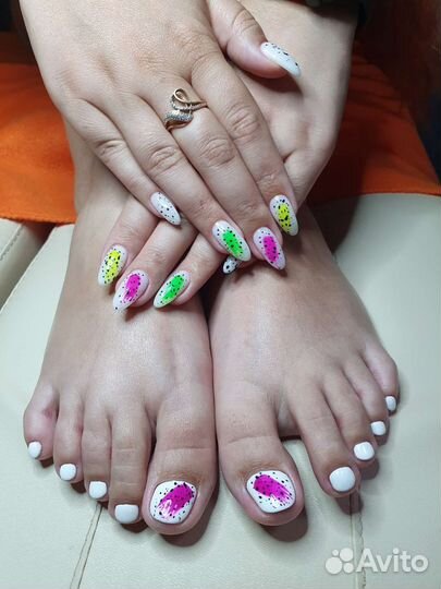 Маникюр педикюр на дому