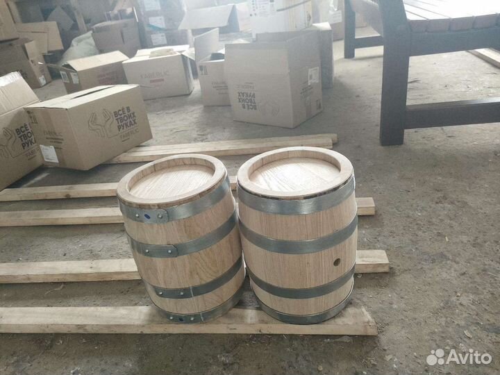 Бочка дубовая 5, 10 и 25 литров