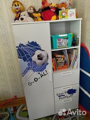 Детский шкаф шк-10 король спорта в наличии
