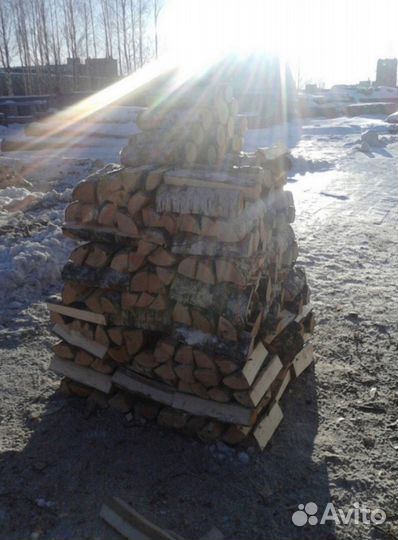 Дрова березовые колотые