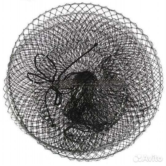 Садок из толстого стального троса 5 кольца в чехле