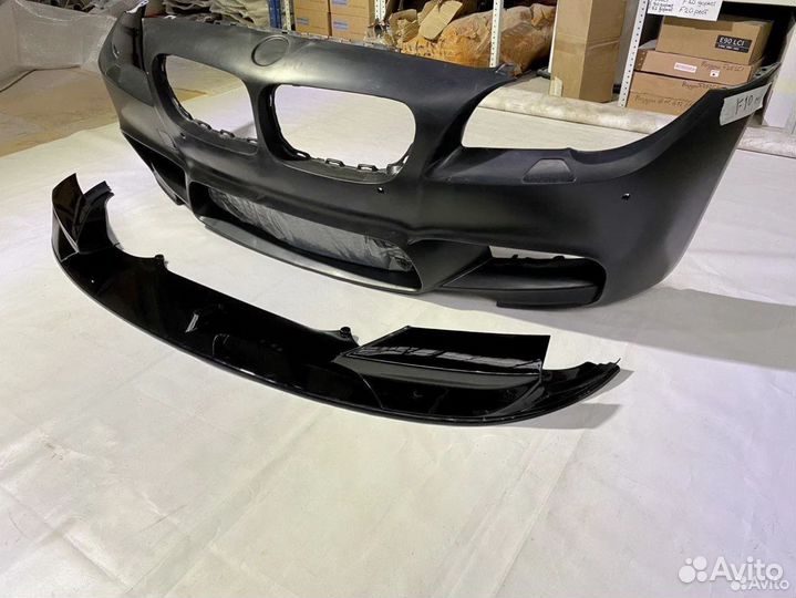 Бампер + сплиттер м5 млук BMW F10