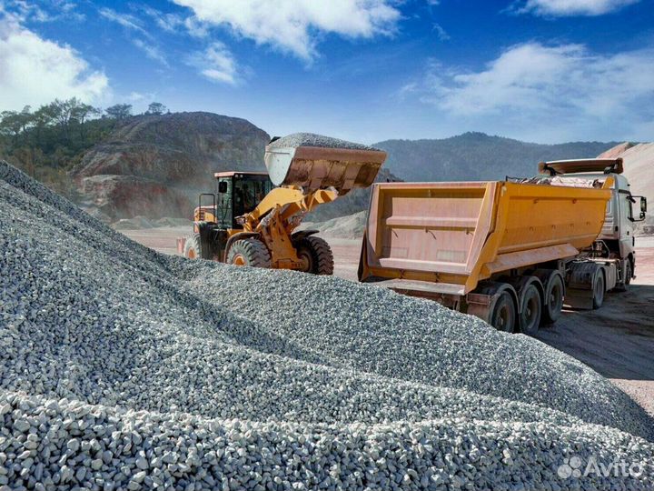 Щебень \ Отсев гранитный крупный от 3кубов
