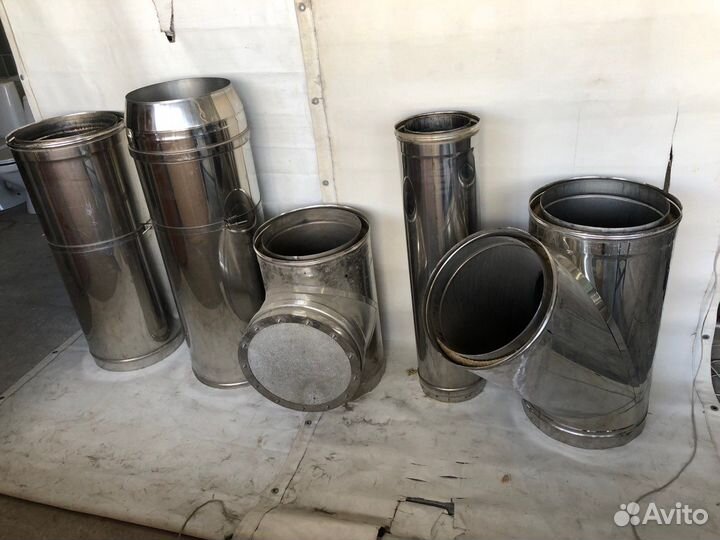 Сэндвич-труба для дымохода из нержавейки Rosinox