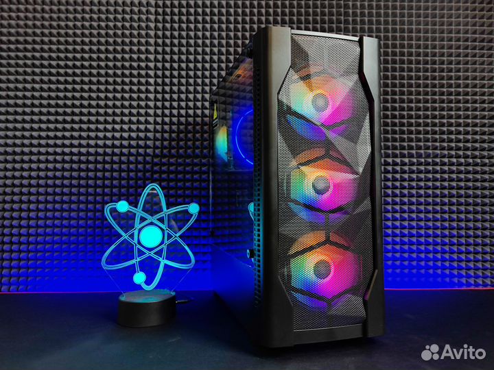 Новый пк Ryzen 5 5500 16gb 500gb ssd RTX 4060