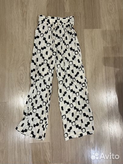 Брюки широкие hm