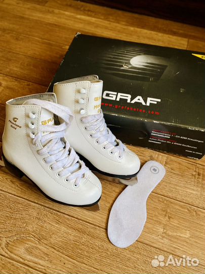 Коньки фигурные Graf Montano детские 30 размер