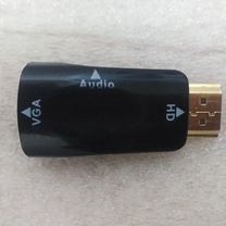 Переходник hdmi - VGA + аудио