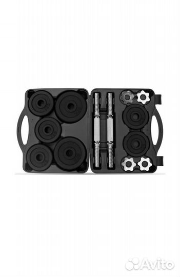 Гантели разборные 2 шт по 10 кг (кейс 20 кг)