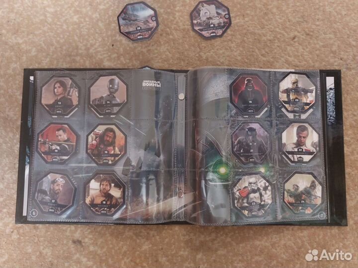 Коллекция карточек звездные войны