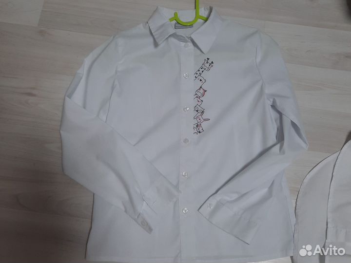 Блузки школьные разные 140 и 146