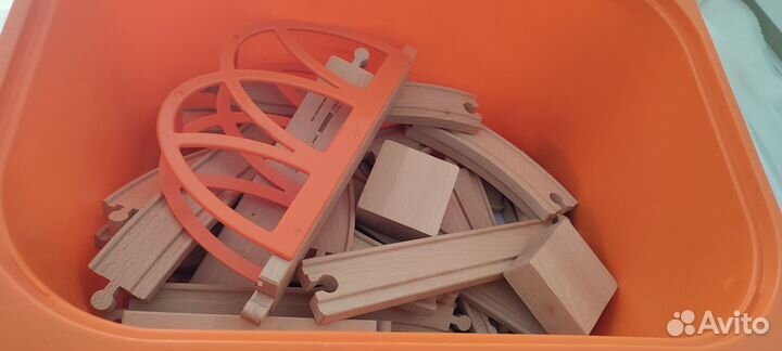 Деревянная железная дорога икеа