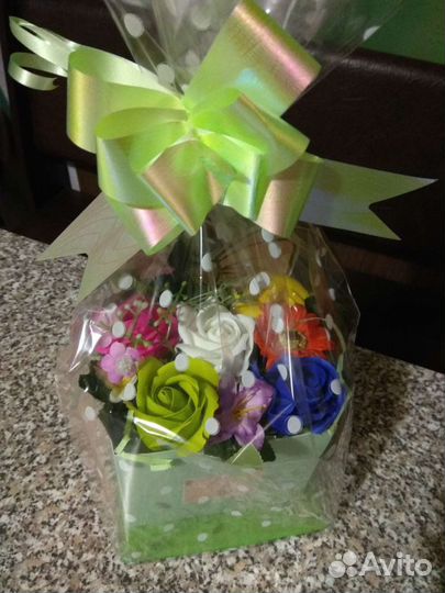 Букет из мыла