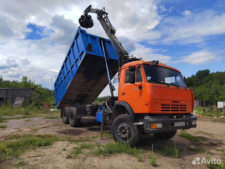 КАМАЗ 65115 с КМУ, 2012