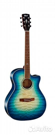 Электроакустическая гитара Cort GA-QF-CBB