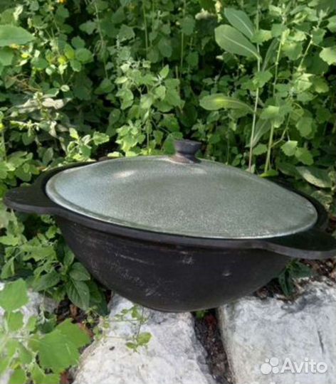 Чугунный казан 10 литров