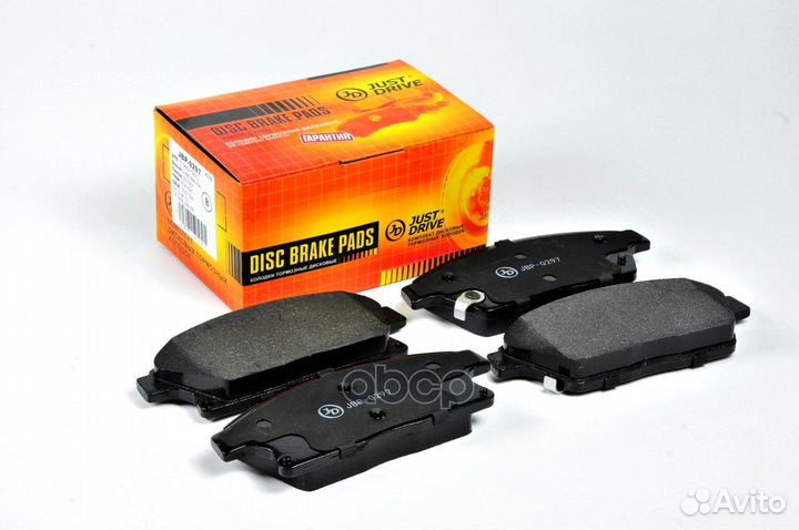 Колодки тормозные, передние GDB1847 JBP0297 Jus