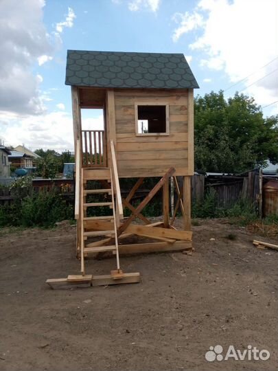 Детская песочница с крышкой