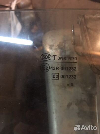 Боковое стекло granta,калина