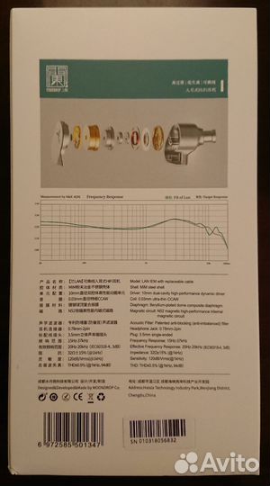 Наушники Hi-Fi Moondrop LAN